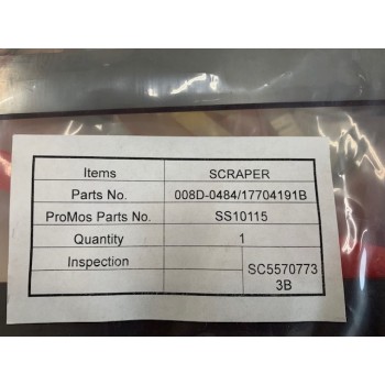 Nissin 008D-0484/17704191B SCARAPER Graphite